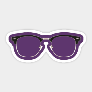 Browline Eyeglasses Sticker